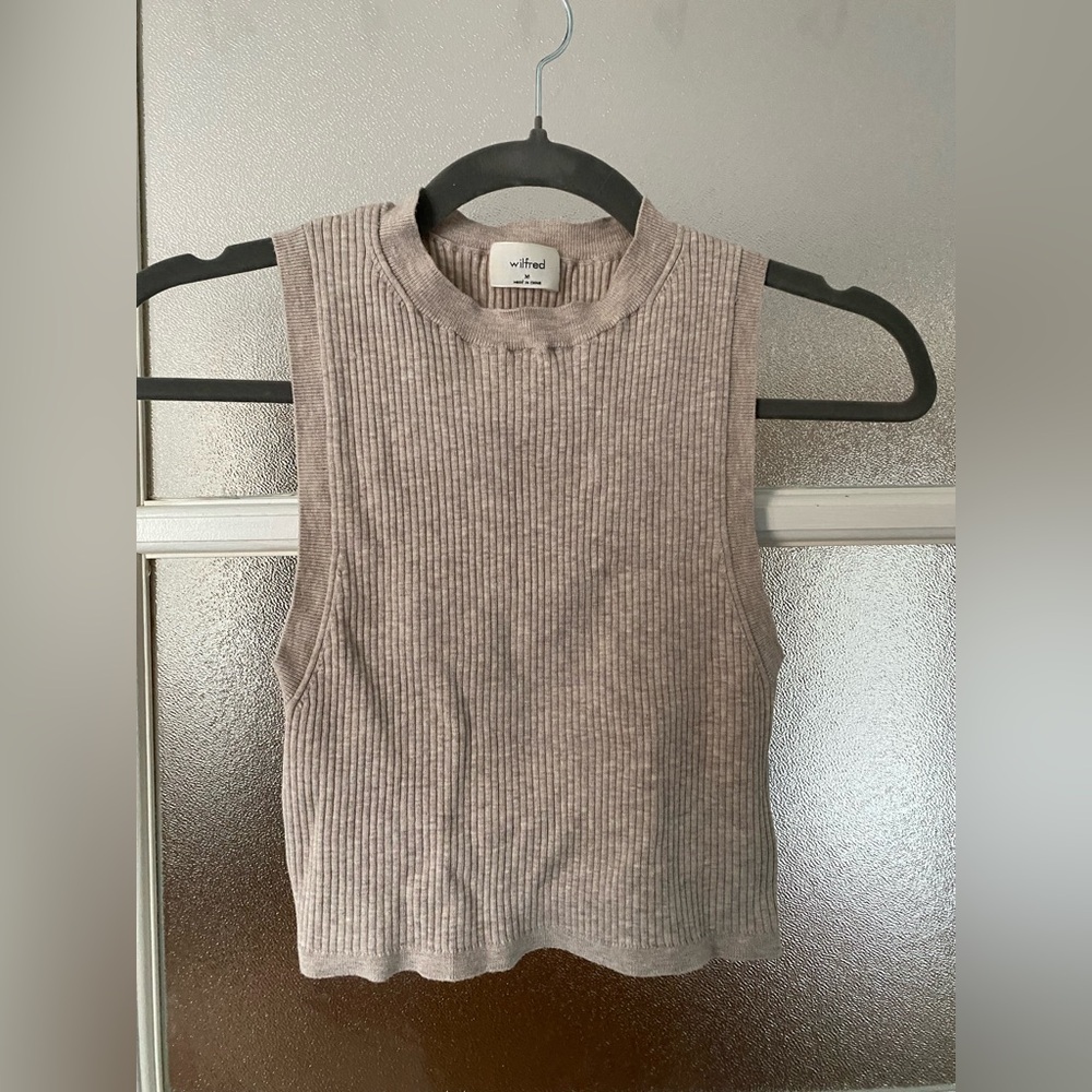 Aritzia Wilfred tank Top - Beige size medium